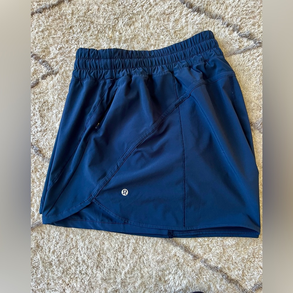 Lululemon Track That Short 5" True Navy Size 20 - Picture 5 of 9